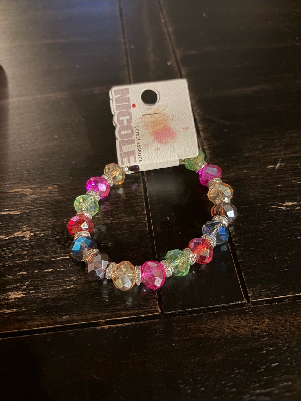 Nicole Colorful Glass Bracelet